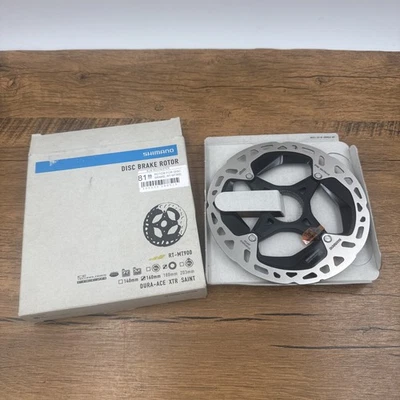 Rotor de freno de disco de bloqueo central Shimano RT-MT900-S INT 140 mm para Dura-Ace XTR Foto 1 de 3