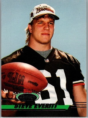 1993 Topps Stadium Club - Steve Everitt #134 (RC) Michigan Wolverines Browns - Image 1 of 2