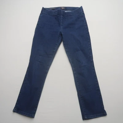NYDJ Not Your Daughters Jeans Alina Pull On Ankle Size 10 Dark Wash Stretch - Image 1 of 4