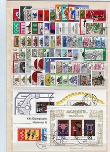 BRD Jahrgang 1976  u. 1977  o   ( 3386-o1 ) - Bild 1 von 1