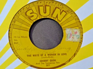 JOHNNY CASH-THE WAYS OF A WOMAN IN LOVE-SUN 302 - Picture 1 of 2