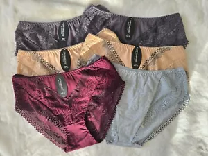 Womens Briefs Lace part lace 6pack Lingerie Underwear Panties Knickers Sexy - Picture 1 of 1