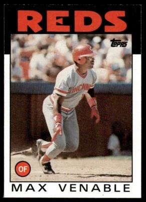 1986 Topps #428 Max Venable - Image 1 of 3