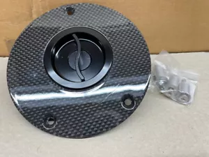 Accossato Carbon Fiber Gas Tank Cap for Honda (many) Quick Turn Fuel cap - Picture 1 of 2