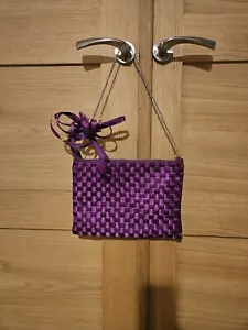 Borsa pochette Phase Eight Annabel Weave e fascinatore abbinato - Foto 1 di 8