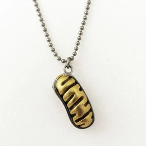 Mitochondrion Necklace - Mitochondria, Cell Biology Pendant - Picture 1 of 6