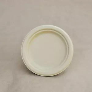 6.75" Round Plate Bamboo Pulp 1000 pcs - Picture 1 of 1