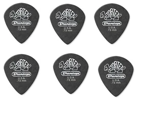 6er SET MEDIATOREN DUNLOP TORTEX PITCH BLACK JAZZ 3 0,73mm - 482R073 - Bild 1 von 4