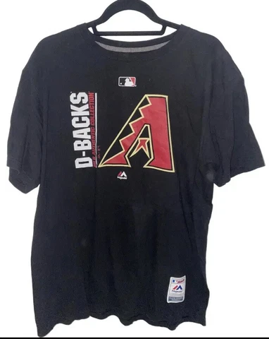 Arizona D- Backs Majestic Triple Peak  MLB Baseball Shirt  XL Cover