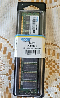 Edge Tech Corp 1GB DDR Memory Stick PC3200 184P DIMM - Image 1 of 3