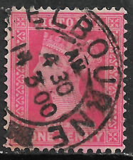 Australia - Victoria Stamp - Scott #181/A42 1p Bright Rose Canc/LH 1899