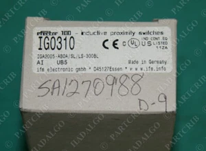 Interruptor de proximidad Efector IG0310 IGA2005-ABOA NUEVO - Imagen 1 de 2