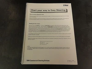 TRW Automotive Chart Your Way to Easy Steering Diagnosekarte Handbuch - Bild 1 von 3