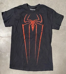 Marvel The Amazing Spiderman tshirt Logo Mad Engine shirt Black Size Small - Picture 1 of 1