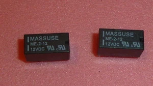 USED Relay 10PCS MASSUSE ME-2-12 IC 12VDC VERY GOOD CONDITION 8-PIN - Bild 1 von 5