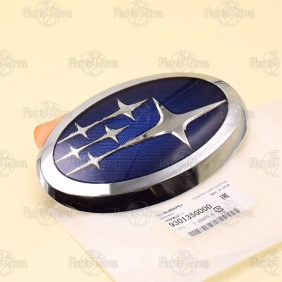 Original OEM Subaru FORESTER 14-16 parachoques delantero rejilla adorno insignia 93013SG000 Foto 1 de 4