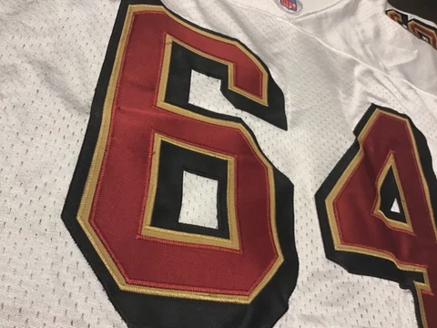 San Francisco 49ers Authentic Reebok jersey size 52 100% real NO NAME Cover