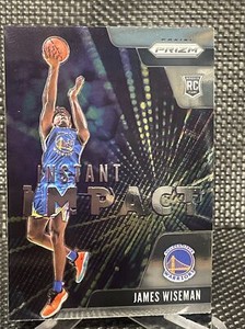 2020-21 Panini Prizm Basketball James Wiseman Instant Impact RC NBA Warriors
