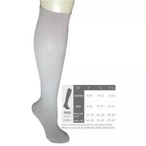 5 Paar Pack XLarge 13-14 breite Wade beige leichte Kompression kniehohe Anzugsocken - Bild 1 von 2