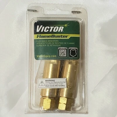 Victor Flame Buster FB-1 Flashback Arrestor Set Torch Oxygen Fuel Check Valve - Image 1 of 2