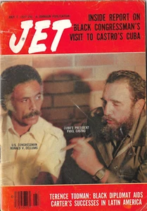Jet Magazine July 7 1977 Vol 57 #16 Ronald Dellums & Fidel Castro No Label - Picture 1 of 1