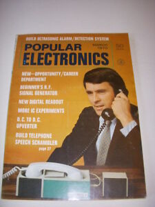 POPULAR ELECTRONICS Magazine MARCH 1970, BUILD ULTRASONIC ALARM/DETECTION SYSTEM