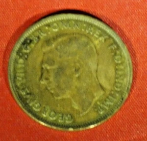 E - 1940 Great Britain 1 Penny Coin (#1009) - Picture 1 of 2