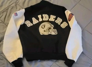 Chalk Line Oakland Las Vegas Raiders Varsity Wool Letterman Jacket Men  MEDIUM - Picture 1 of 16