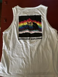 NWT Women’s The North Face Pride Muscle Tee Tank Top Standard Fit Size Large - Photo 1/3