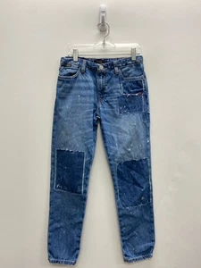 Polo SIZE 12 Denim Patches Girl's Jeans - Picture 1 of 2