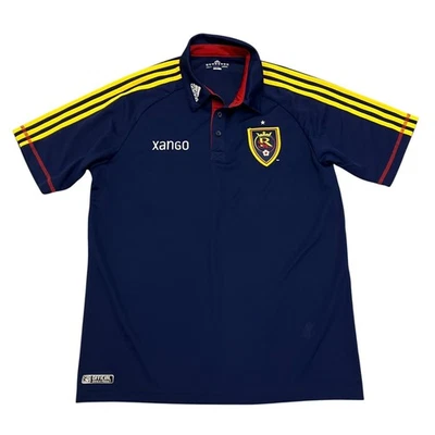 Adidas Real Salt Lake Football Shirt Navy Blue Mens M MLS Soccer USA Climalite - Image 1 of 4