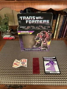 Transformers G1 Original Duocon Volantes CAJA CON Instrucciones Usado Hoja de Adhesivos - Imagen 1 de 23