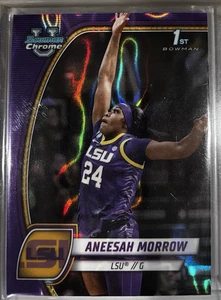 2024-25 Bowman University Chrome  Purple Lava Refractor - Aneesah Morrow #6 (RC) - Picture 1 of 1