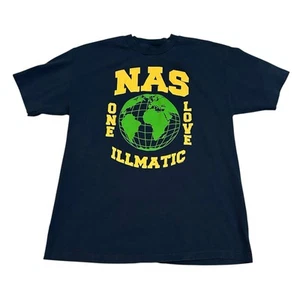 NAS One Love ILLMATIC Bravado Tour T-Shirt Size L - Picture 1 of 5