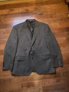 Stafford Signature Sport Coat Men’s Size 44 Short Classic Fit Merino Wool Brown - Picture 1 of 19