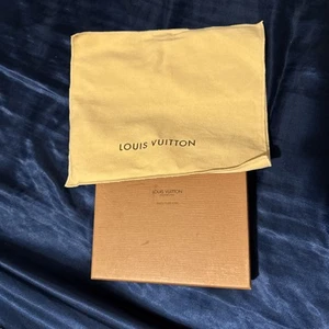 Louis Vuitton Box And Dust Bag Small Wallet Box And Medium Dust Bag Original - Picture 1 of 5