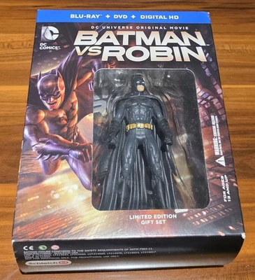 Batman Vs Robin (con estatuilla) (Blu-ray) edición limitada DC Comics Foto 1 de 2