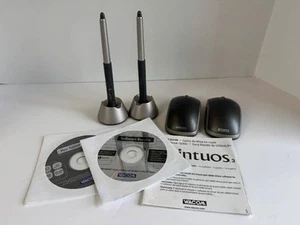 Lot de 3 accessoires Wacom Intuos poignée stylet souris logiciel support CD ZP-501E - Photo 1/6