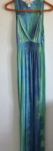 Lascana Venus Dress Women's Artsy Tie Dye Maxi Dress Size S - Picture 1 of 4