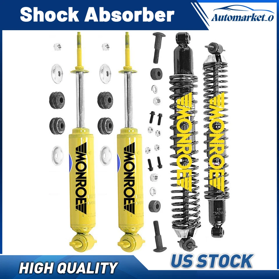 Front Rear Shock Absorbers for 1971-1973 1977-1985 Chevrolet Impala 5.0L - Image 1 of 4