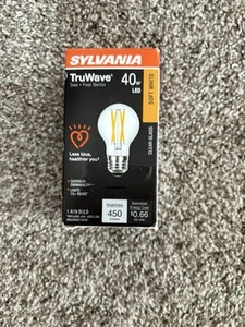 Sylvania 40699 TruWave LED A19 40W Equal 2700K 90+ CRI Clear - Bild 1 von 3