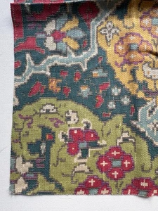 Lee Jofa Chetali Blue  Italy Designer Fabric Remnant 24 x 24" - Picture 1 of 2