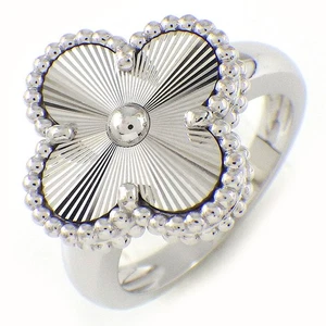 Van Cleef & Arpels Ring Vintage Alhambra VCARP9XI00 Flower 750WG #50 US5 - Picture 1 of 11