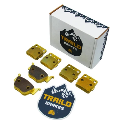 Honda Rancher/Foreman TRX420/500/520 2009-2025 Brass Brake Pad Full Vehicle Set - Image 1 of 4