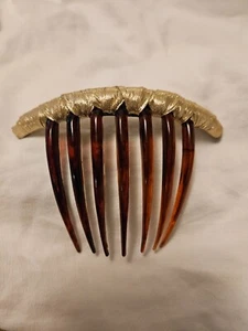 Vintage Hair Barette Comb Jontee San Francisco Decorative Designer Beaded RARE - Picture 1 of 4