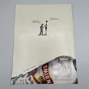 Smirnoff Vodka 1998 Print Ad 8"x11" I'm still not sleeping with you cartoon - Picture 1 of 3