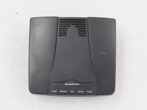Siemens SpeedStream 4100 Black Ethernet ADSL Interface Modem *NO ADAPTER - Picture 1 of 3