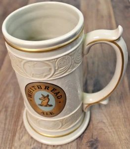 Vintage 1988 Whitbread Ale English Beer Mug Tankard Bar Glass Cup Stein London - Picture 1 of 2