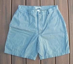 Geoffrey Beene Men's Light Green Cotton Twill Shorts - Size 33! - Picture 1 of 4