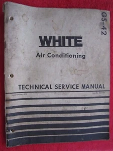 1977 WHITE TRACTOR & COMBINE AIR CONDITIONING TECHNICAL SERVICE MANUAL - Picture 1 of 5